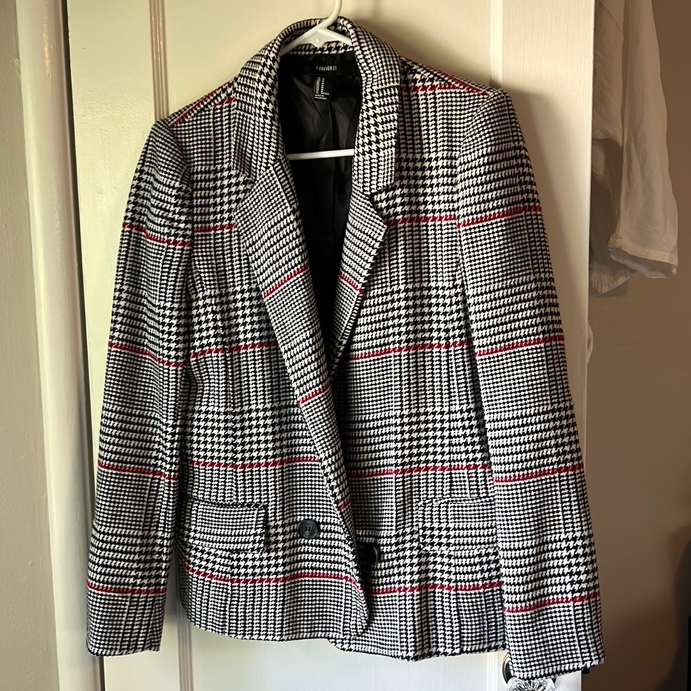 Houndstooth Blazer
